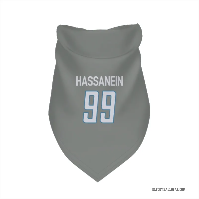Ahmed Hassanein  Detroit Lions   Steel Cat & Dog Pet Bandana