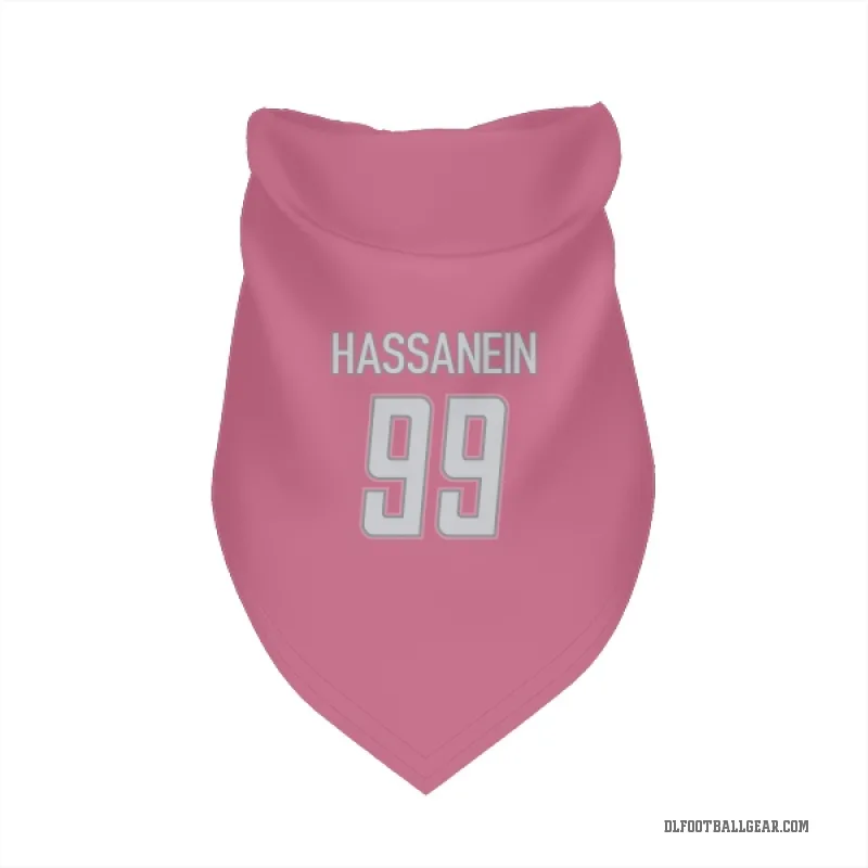 Ahmed Hassanein  Pink Detroit Lions  Cat & Dog Pet Bandana