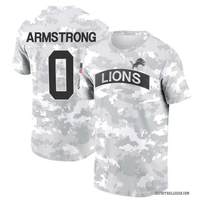 Andrew Armstrong Youth Camo Detroit Lions Arctic 2024 Salute to Service Performance T-Shirt