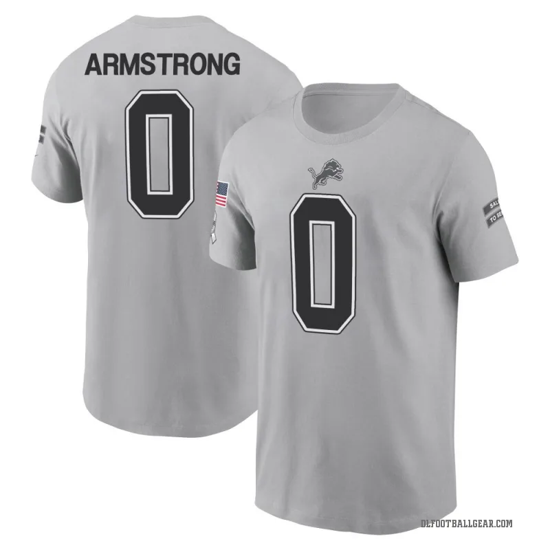 Andrew Armstrong Youth Gray Detroit Lions 2024 Salute to Service T-Shirt