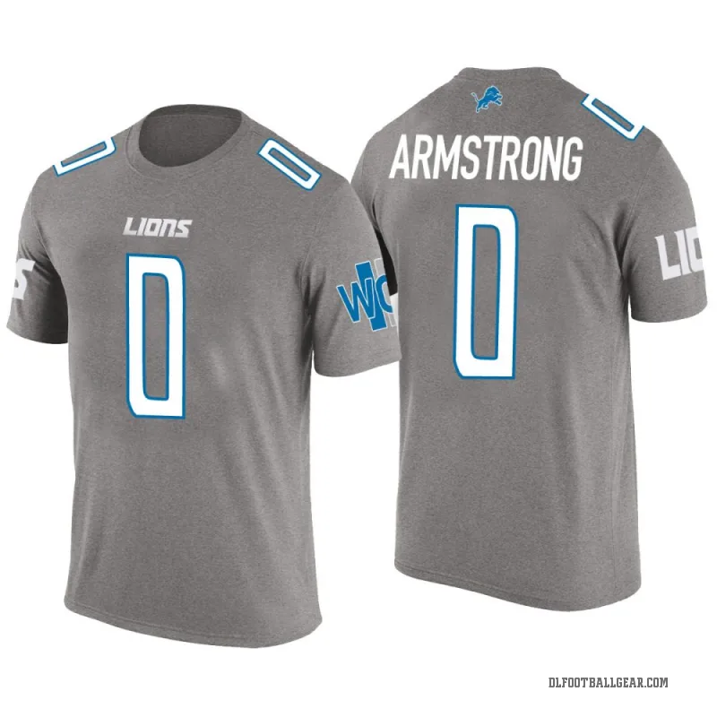 Andrew Armstrong Youth Gray Detroit Lions Color Rush T-Shirt