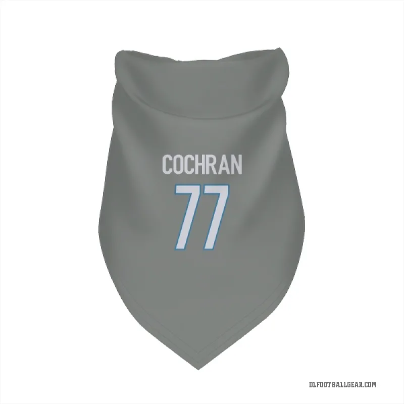 Devin Cochran  Detroit Lions   Steel Cat & Dog Pet Bandana