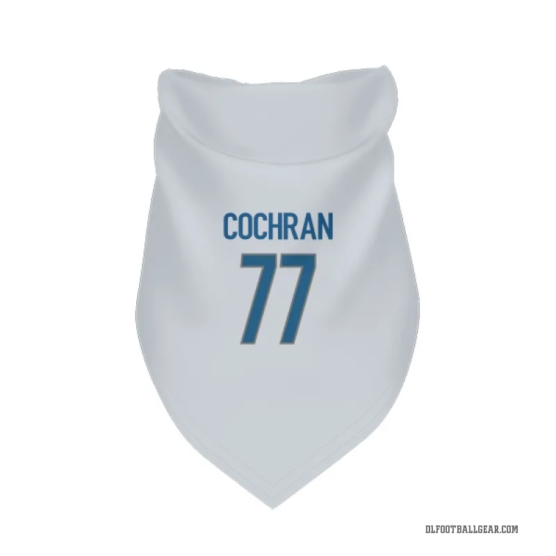 Devin Cochran  White Detroit Lions  Cat & Dog Pet Bandana