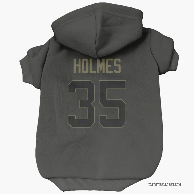 Gavin Holmes  Black Detroit Lions  Service Cat & Dog Pet Hoodie