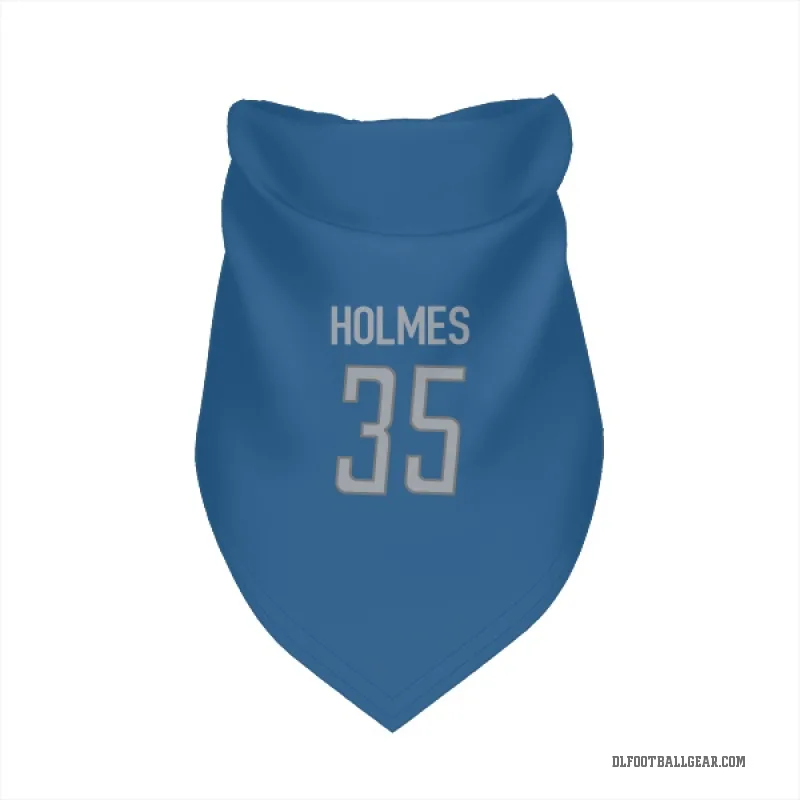Gavin Holmes  Blue Detroit Lions  Cat & Dog Pet Bandana