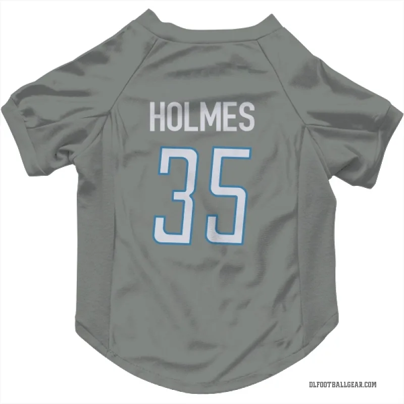 Gavin Holmes  Detroit Lions   Steel Cat & Dog Pet Jersey