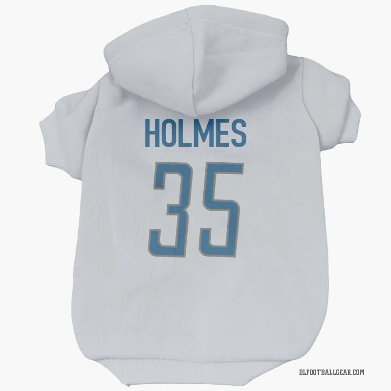 Gavin Holmes  White Detroit Lions  Cat & Dog Pet Hoodie