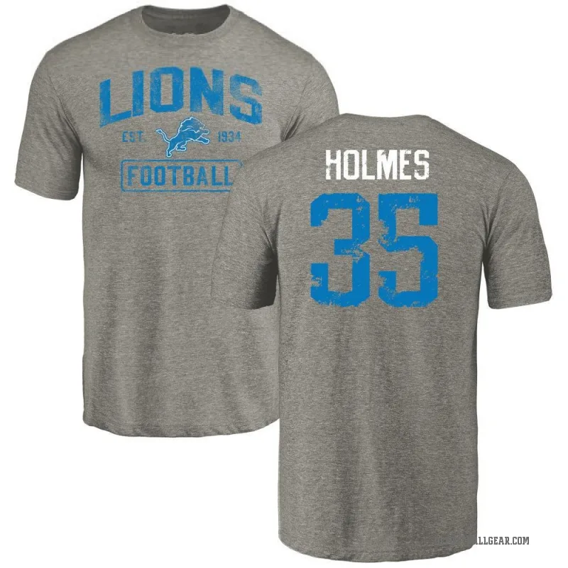 Gavin Holmes Youth Gray Detroit Lions Distressed T-Shirt