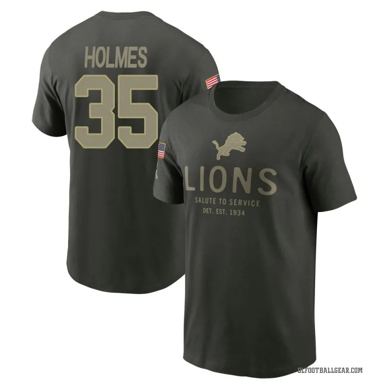 Gavin Holmes Youth Green Detroit Lions Forest/ 2025 Salute to Service Sideline Primary Edge T-Shirt