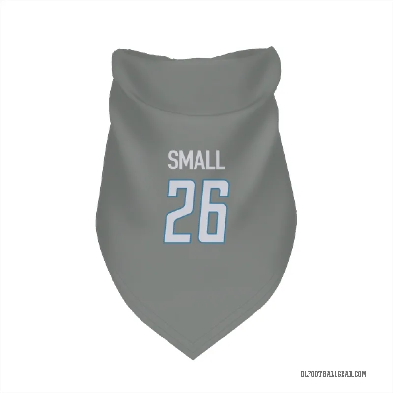 Jabari Small  Detroit Lions   Steel Cat & Dog Pet Bandana