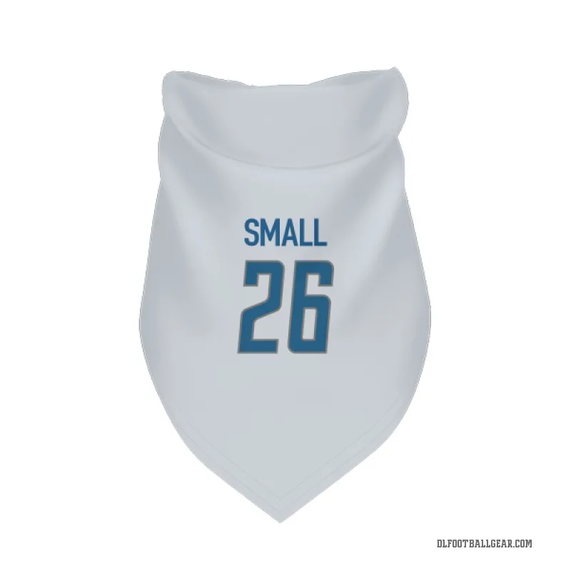 Jabari Small  White Detroit Lions  Cat & Dog Pet Bandana