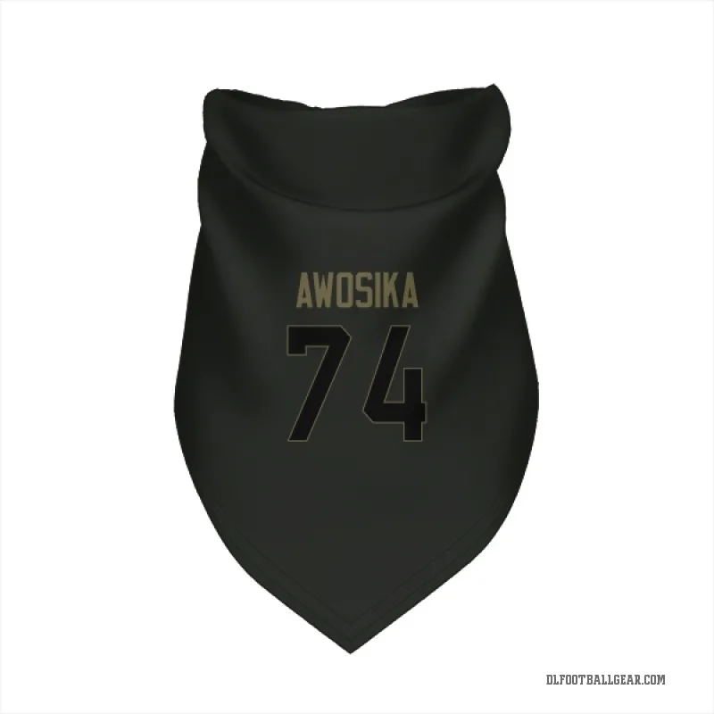 Kayode Awosika  Black Detroit Lions  Service Cat & Dog Pet Bandana