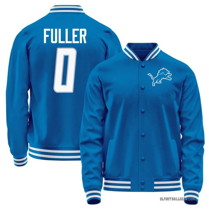 Kendall Fuller Men's LightBlue Detroit Lions Light Blue Full-Snap Jacket