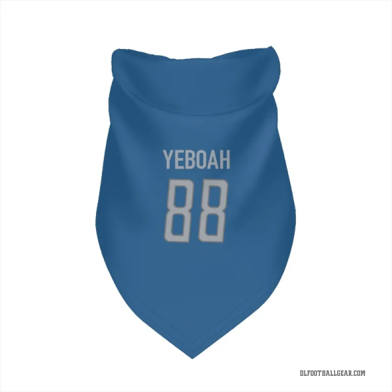 Kenny Yeboah Blue Detroit Lions Cat & Dog Pet Bandana