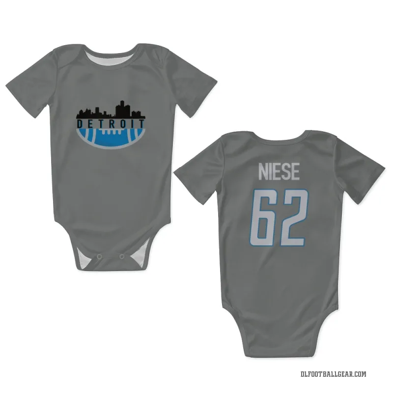 Michael Niese  Detroit Lions   Steel Newborn & Infant Bodysuit
