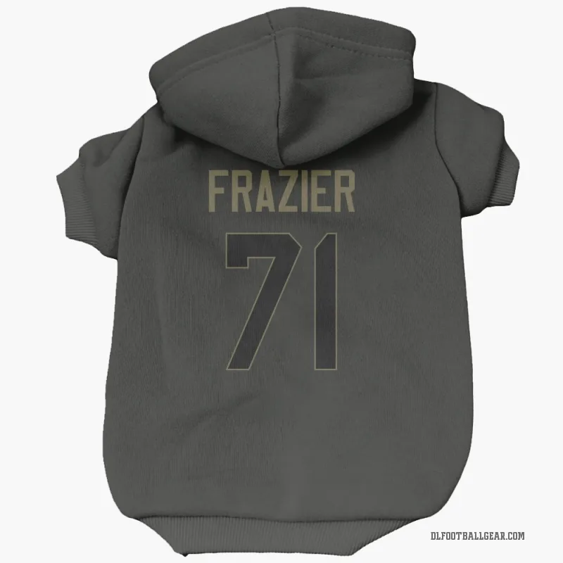 Miles Frazier  Black Detroit Lions  Service Cat & Dog Pet Hoodie