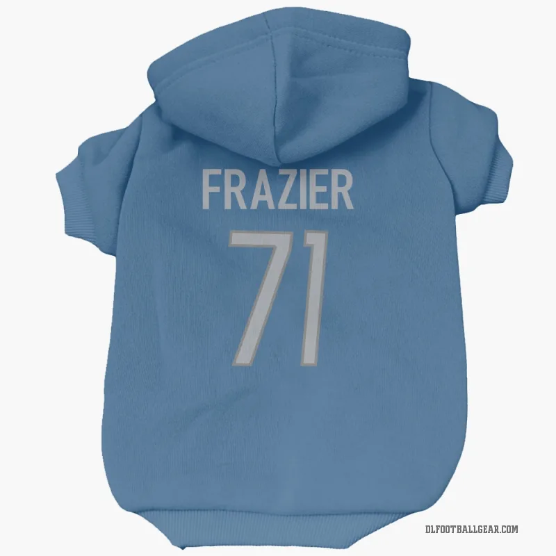 Miles Frazier  Blue Detroit Lions  Cat & Dog Pet Hoodie