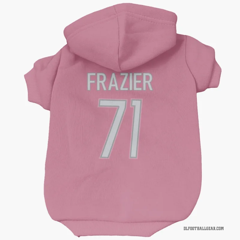 Miles Frazier  Pink Detroit Lions  Cat & Dog Pet Hoodie