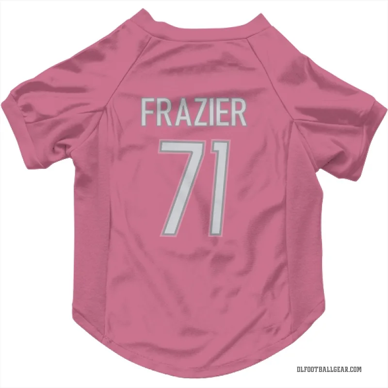 Miles Frazier  Pink Detroit Lions  Cat & Dog Pet Jersey